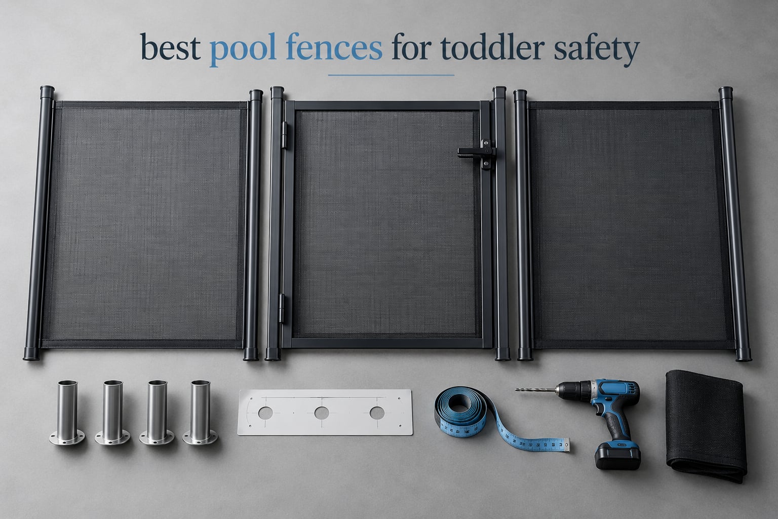 best pool fences for toddler safety