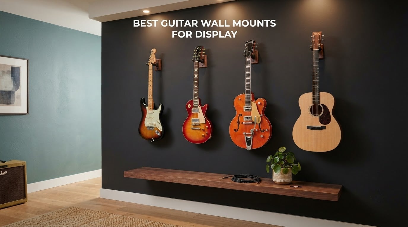 best guitar wall mounts for display