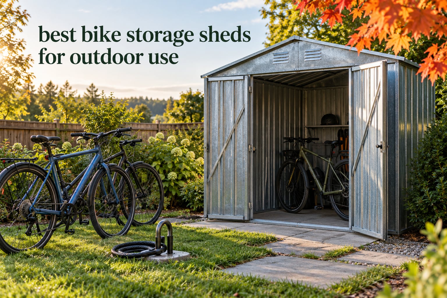 best bike storage sheds for outdoor use