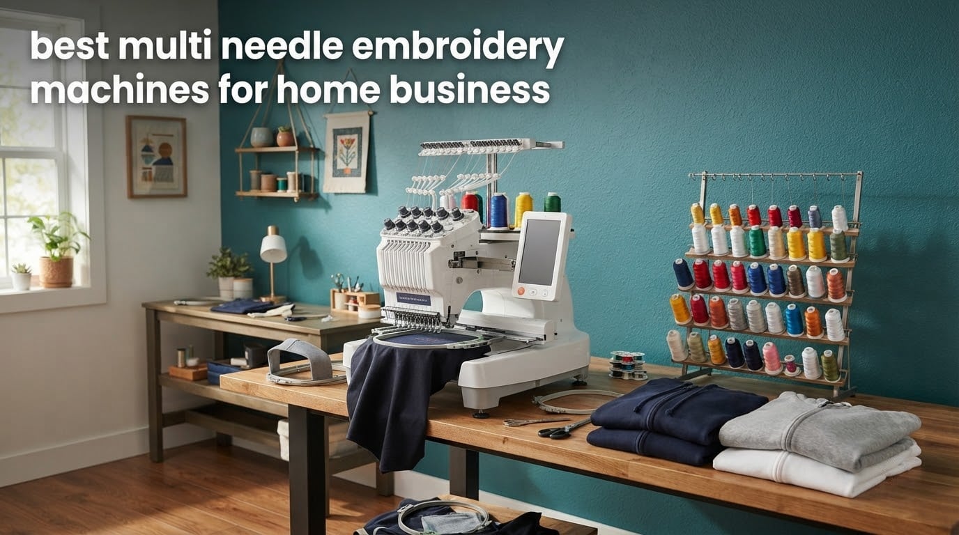 best multi needle embroidery machines for home business
