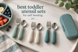 best toddler utensil sets for self feeding