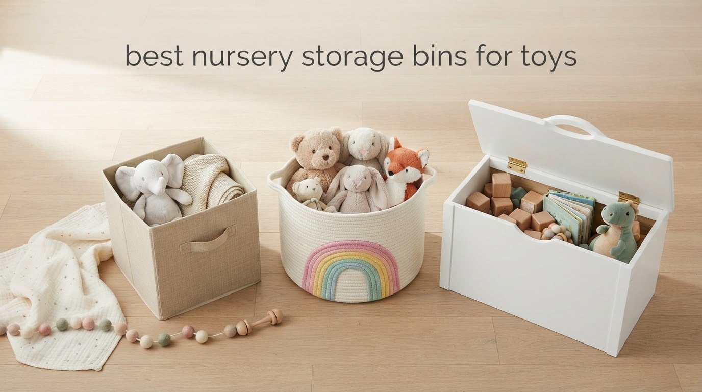 best nursery storage bins for toys