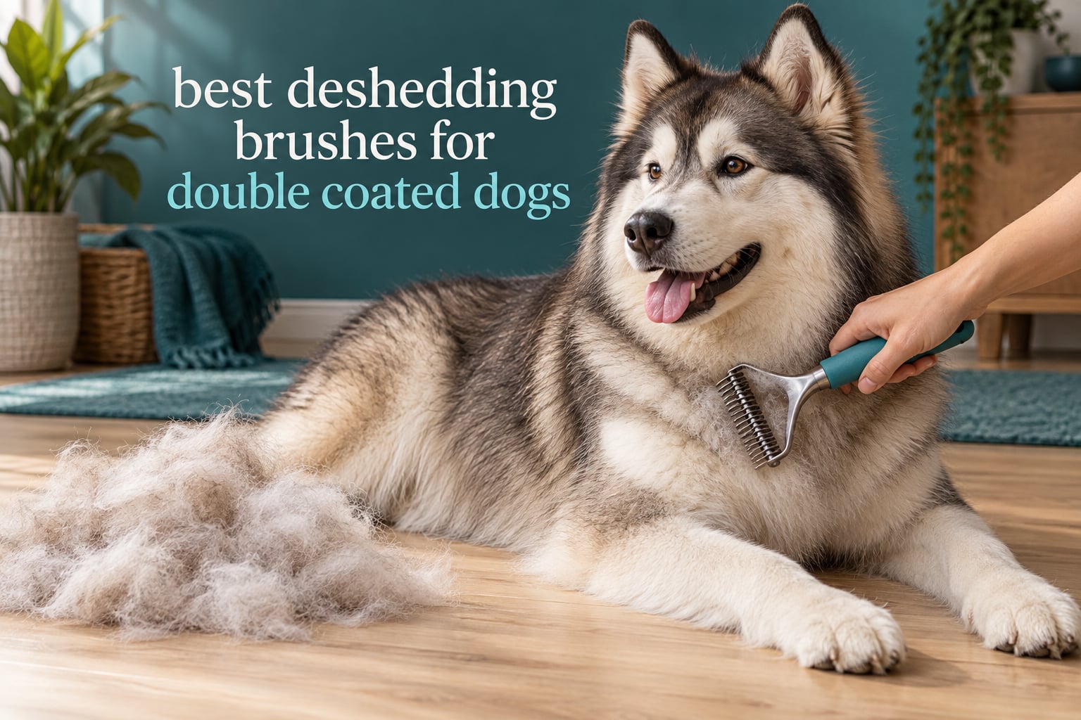 best deshedding brushes for double coated dogs