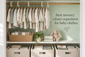 best nursery closet organizers for baby clothes