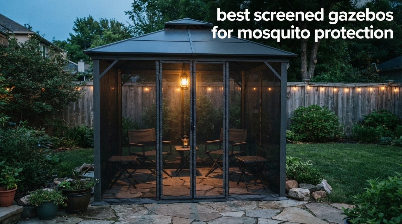 best screened gazebos for mosquito protection
