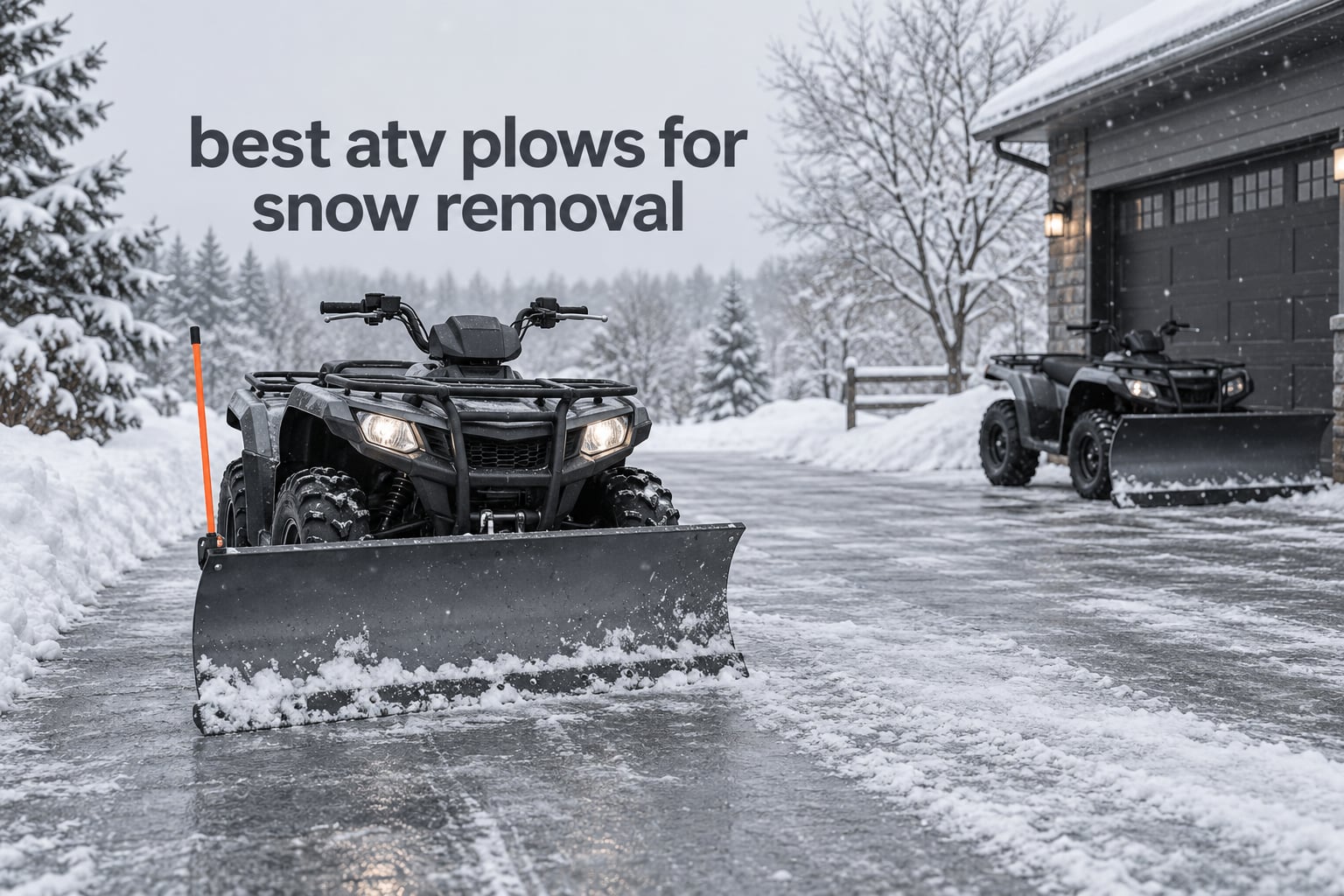 best atv plows for snow removal
