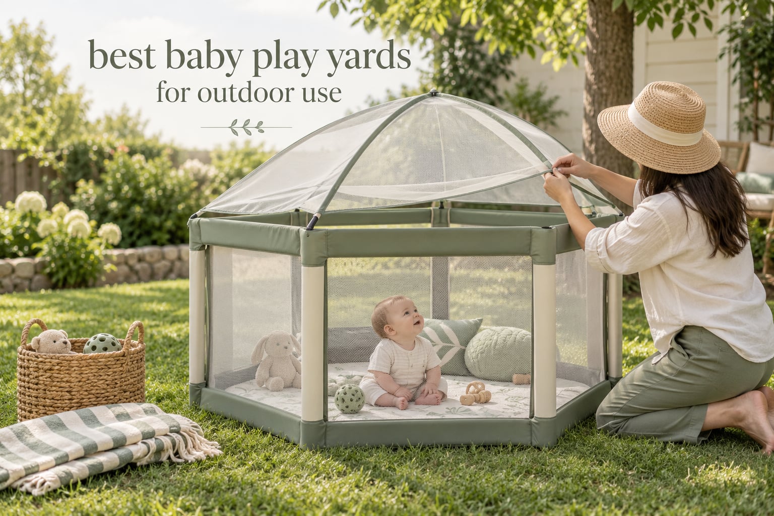 best baby play yards for outdoor use