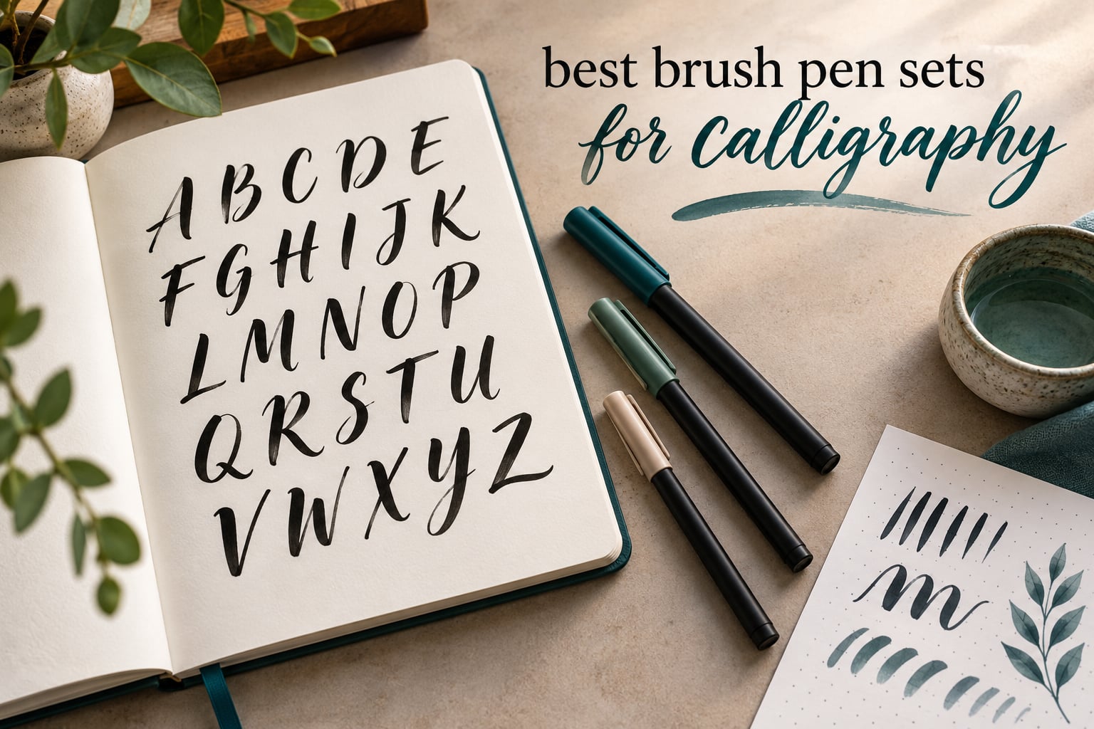 best brush pen sets for calligraphy