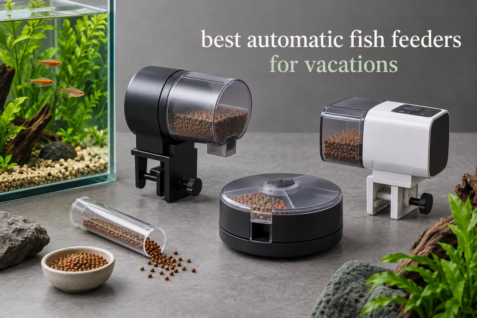 best automatic fish feeders for vacations