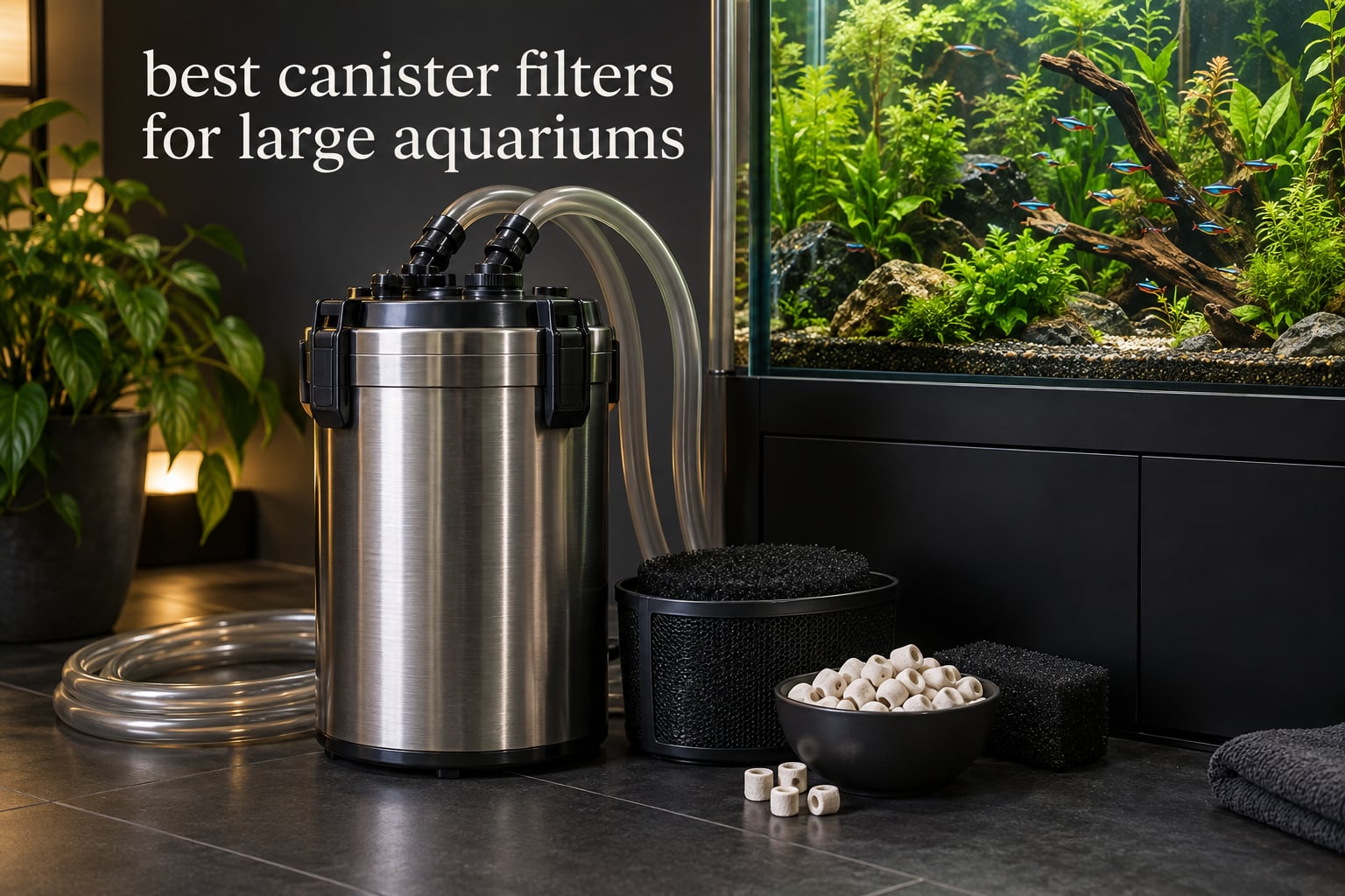 best canister filters for large aquariums